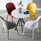 Round Dining Table Stone Top Dining Table in Black and White Clearhalo 'Dining Tables & Seating' 'Dining Tables' 'dining_table' 'furn' 'furn_dining_table' 'Furniture' 'Kitchen & Dining Furniture' 1200x1200_221a825b-39dc-4e63-a16d-74908f5ed2be