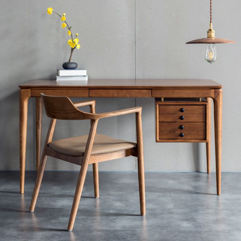 Silla de brazo estilo tradicional cena silla de espalda abierta con patas de madera