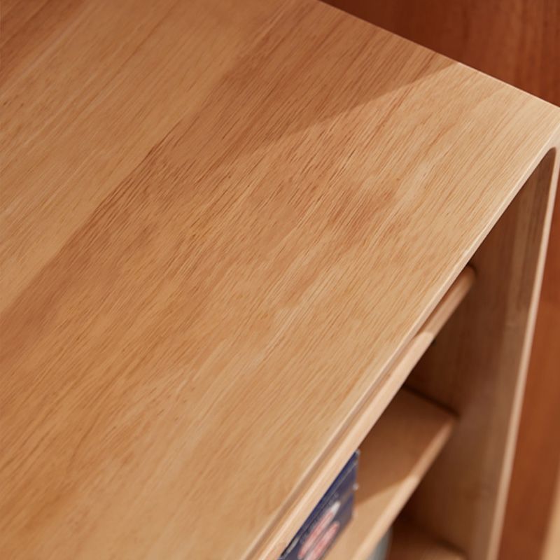 Wooden Standard Bookcase Scandinavian Closed Back Bookshelf with Shelves Clearhalo 'Bookcases' 'furn' 'furn_bookcases' 'Furniture' 'Office Furniture' 1200x1200_221e28ae-f9d4-4a17-b10c-2914e806858b