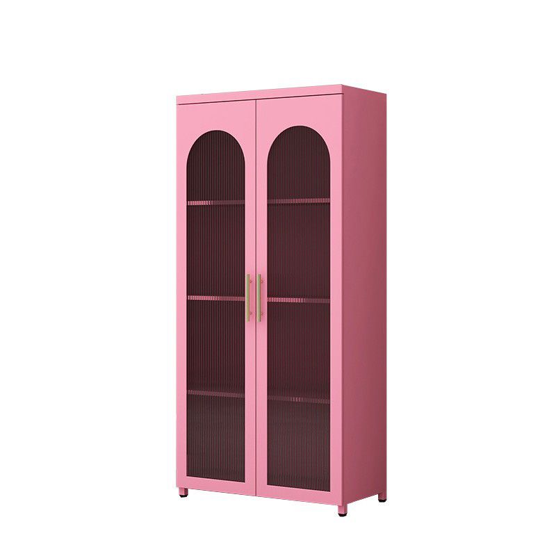 Sideboard di metallo moderna della scheda laterale con porta di vetro per cucina