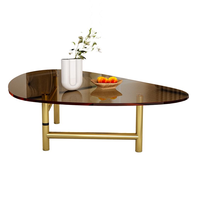 Modern Tempered Glass Top Coffee Table Triangle Coffee Table Clearhalo 'Coffee & Accent Tables' 'Coffee Tables' 'coffee_tables' 'furn' 'furn_coffee_tables' 'Furniture' 'Living Room Furniture' 1200x1200_22205837-3291-4b03-9b2e-edc7b89c9310