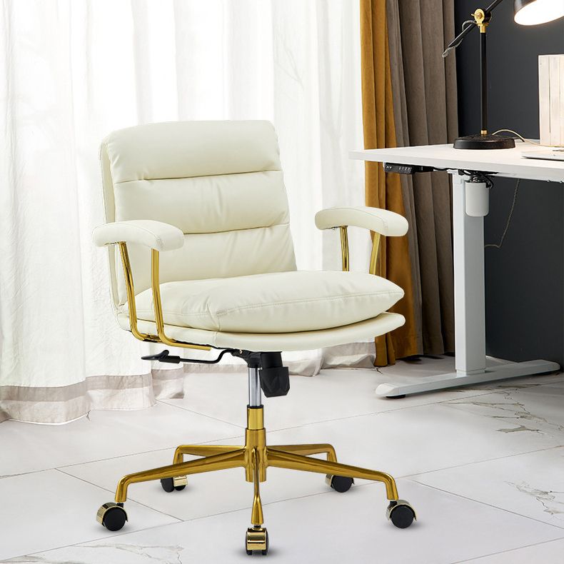Modern Fixed Arms Desk Chair Height-adjustable Ergonomic Office Chair Clearhalo 'furn' 'furn_office_chair' 'Furniture' 'Office Chairs' 'Office Furniture' 'office_chair' 1200x1200_2220a95f-2e65-4438-9ed8-40895979f839