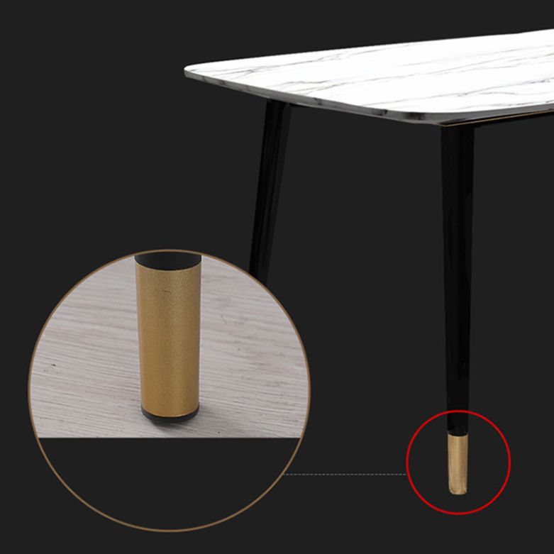 Glam Style Sintered Stone Dining Set Rectangle 1/2/4/6/7 Pieces Dining Set Clearhalo 'Dining Room Sets' 'Dining Tables & Seating' 'dining_room_set' 'furn' 'furn_dining_room_set' 'Furniture' 'Kitchen & Dining Furniture' 1200x1200_222147e2-953c-44d2-bb6c-0a150345adbf