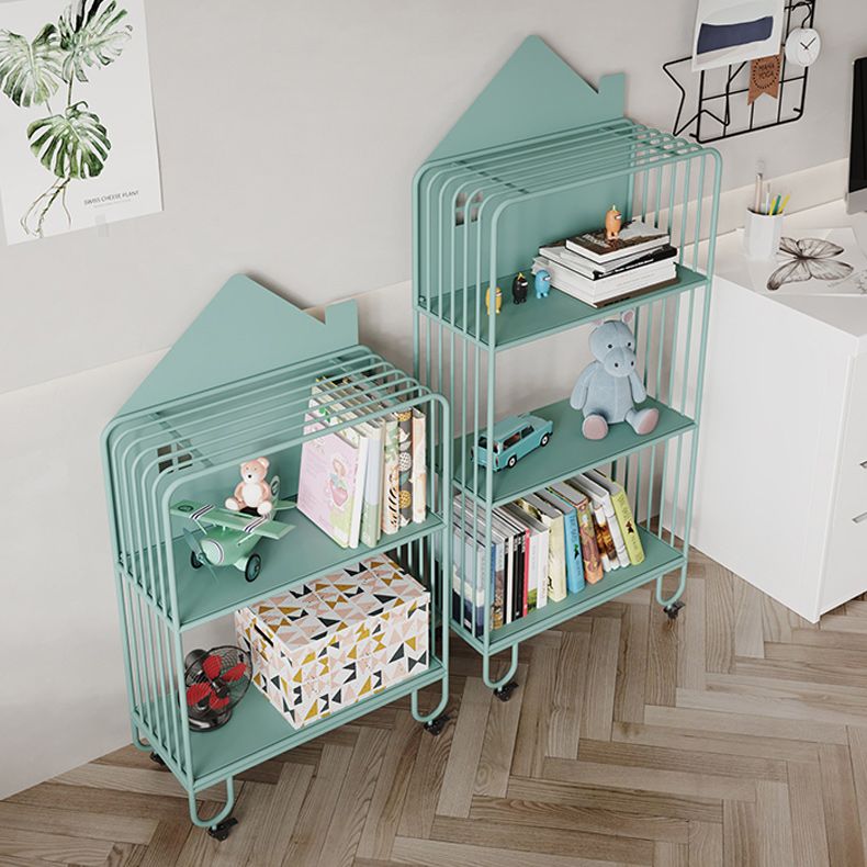 Contemporary Metal Bookshelf Standard Shelves Included Bookcase Clearhalo 'Bookcases' 'furn' 'furn_bookcases' 'Furniture' 'Office Furniture' 1200x1200_2223851c-90c1-478c-9a29-d04b4c474e2a