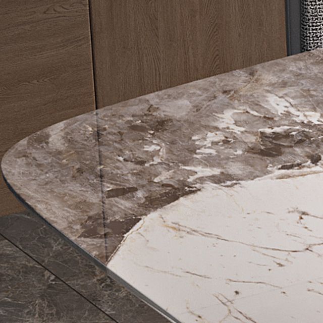 Modern Dining Rectangle Table Dining Stone Table for Home Use Clearhalo 'Dining Tables & Seating' 'Dining Tables' 'dining_table' 'furn' 'furn_dining_table' 'Furniture' 'Kitchen & Dining Furniture' 1200x1200_2224edff-1f62-484e-af96-03d4eefb707b