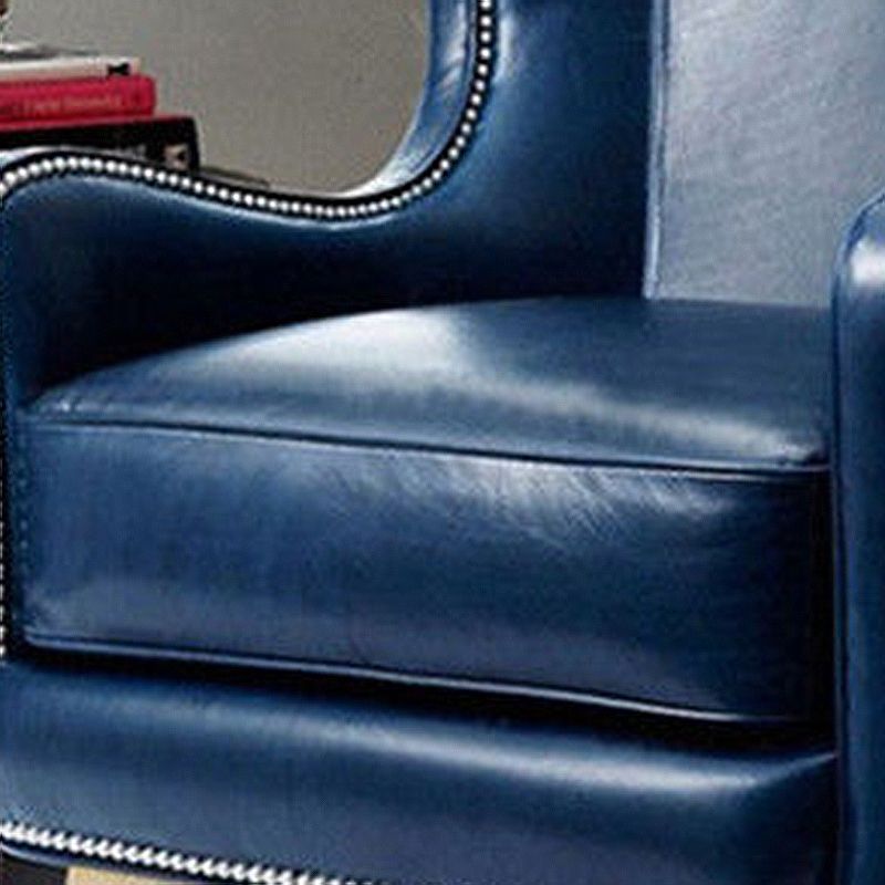 Chaise en cuir fausse31.4 "L x 33,4W x 43,3" H VAISE DE COURCHAI pour le salon