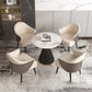 Ronde eetset met fauteuils 1/2/5 stuks stenen dinettetafelset voor keuken