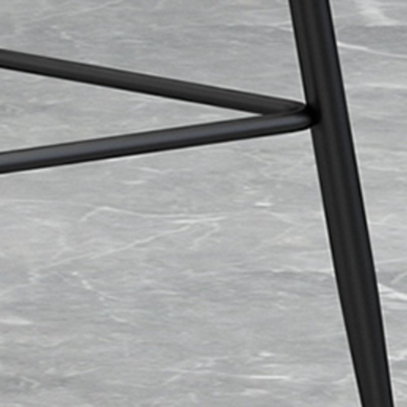 Modern Backrest Armless Counter Stool Iron Living Room Bar Stool with Pedal, 1 Piece Clearhalo 'Bar Furniture' 'Bar Stools' 'bar_stools' 'furn' 'furn_bar_stools' 'furniture_bar_stools' 'Kitchen & Dining Furniture' 'kitchen&dining_furn' 'kitchen' 'kitchen_furn' Furniture' 1200x1200_2229f896-0721-4caf-b703-7e530d6d427b