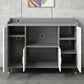 MODERNA STONE MODERNA 38,5 "H Server buffet per sala da pranzo sideboard con archiviazione aperta