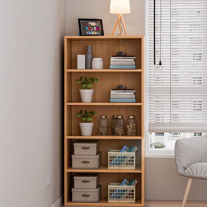 Modern Bookshelf Engineer Wood Standard Bookcase for Home Office Clearhalo 'Bookcases' 'furn' 'furn_bookcases' 'Furniture' 'furniture_bookcases' 'Office Furniture' 1200x1200_222cb868-3c37-4b30-8343-41f338845012