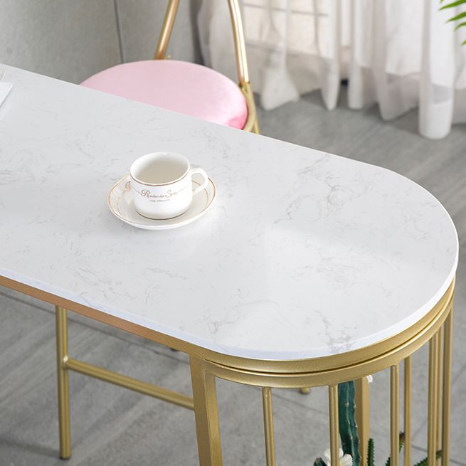 Rectangle Stone Bar Dining Table Traditional Luxury Bar Table with Sled Base Clearhalo 'Bar Furniture' 'Bar Tables' 'bar_tables' 'furn' 'furn_bar_tables' 'Furniture' 'furniture_bar_tables' 'Kitchen & Dining Furniture' 1200x1200_222d8f48-ff08-41f9-8691-3b5b7bd65dd4
