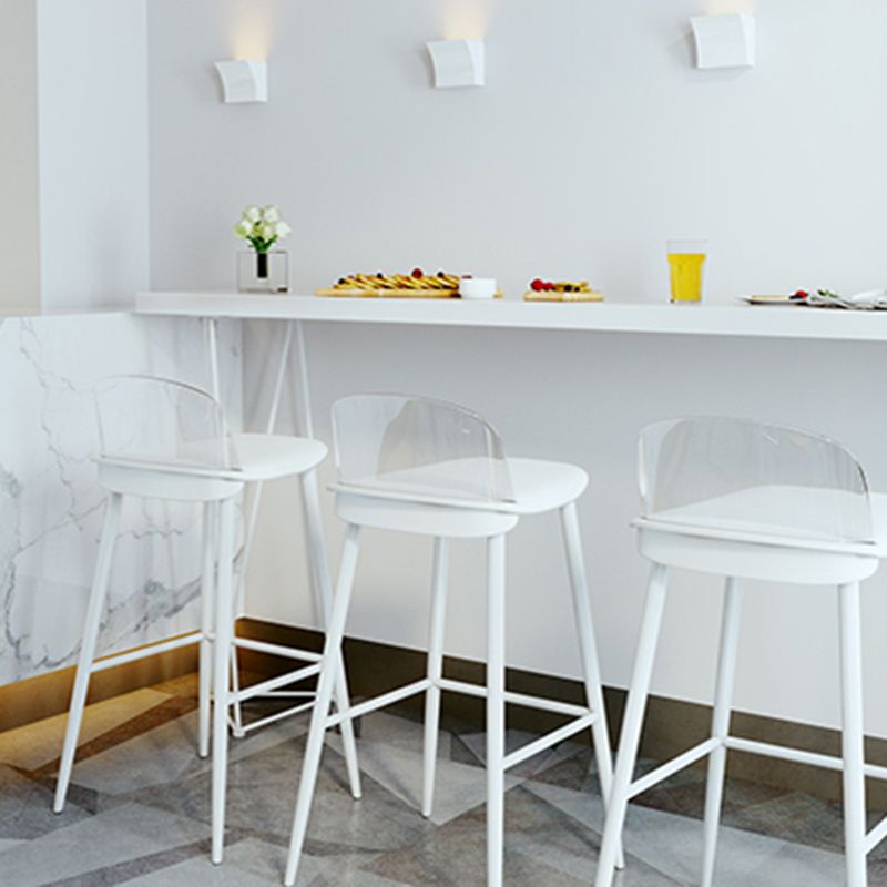 Table de bar supérieur en bois blanc pour petites endroits