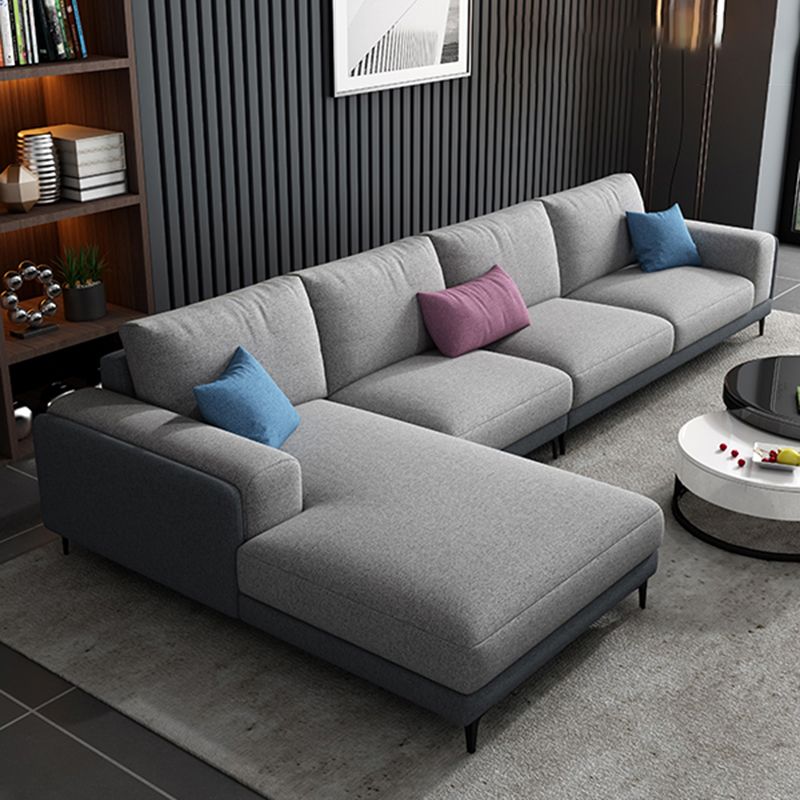 33.07 "H Baumwollmischung Quadratarmsofa & Chaise für Wohnzimmer