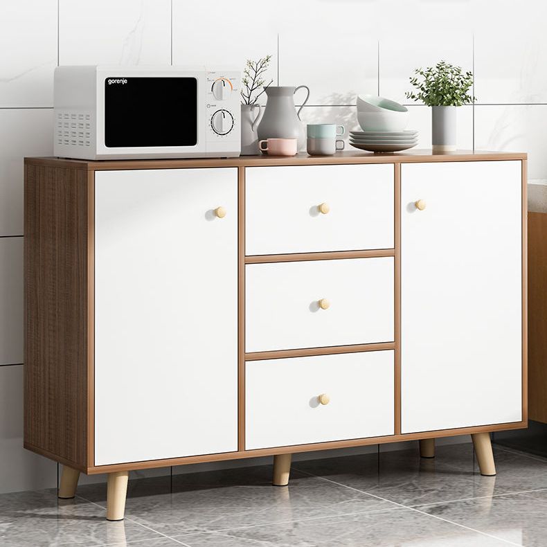 Sideboard ingegnerizzato in stile contemporaneo Sideboard in legno con mobile