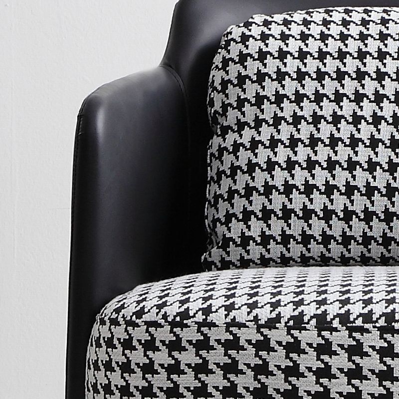 Chaise de lin25.9 "L x29.1" W x 29,5 "H Armes incluses pour salon