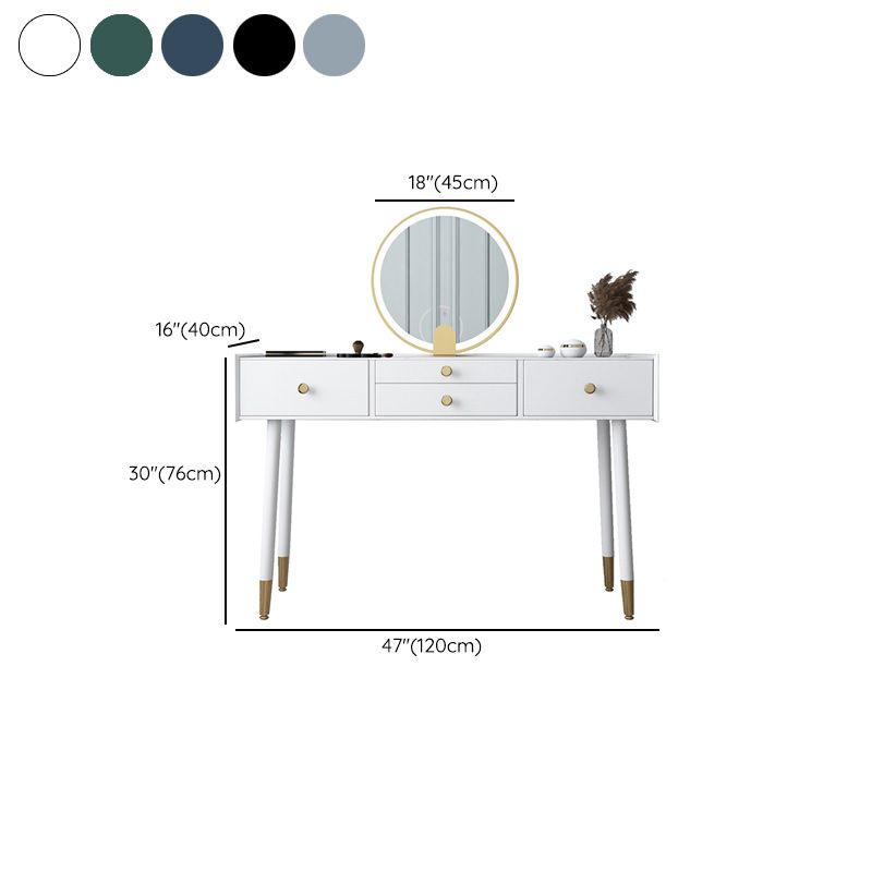 Scandinavian Lighted Mirror Makeup Vanity Desk in Wood Vanity Dressing Table Set Clearhalo 'Bedroom Furniture' 'furn' 'furn_makeup_vanities' 'Furniture' 'Makeup Vanities' 'makeup_vanities' 1200x1200_22324ec9-7e3b-44f4-ae76-f514947ff339