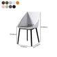 Industrial Style Metal Dining Chair Solid Back Dining Room Chair with Arm Clearhalo ' kitchen&dining_furn' 'Dining Chairs' 'Dining Tables & Seating' 'dining_chair' 'furn' 'furn_dining_chair' 'Furniture' 'furniture_dining_chair' 'Kitchen & Dining Furniture' 'kitchen' 1200x1200_223306e7-0249-4411-ae6c-c9b30c8870b4