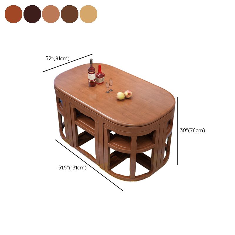 Juego de silla de comedor y mesa de 7 piezas juegos de mesa de comedor contemporáneos