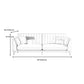 Stationary White Stain Resistant Living Room Pillow Top Arm Standard Settee Clearhalo 'furn' 'furn_sofas' 'Furniture' 'Living Room Furniture' 'Sofa' 'sofas' 1200x1200_223574cd-1917-44ae-a620-0178429f39a6