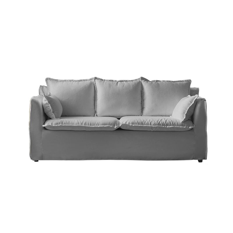 Modern Fabric Sofa 30.3"W with Sofa Flared Arm with Bolster Pillows for Living Room Clearhalo 'furn' 'furn_sofas' 'Furniture' 'furniture_sofas' 'Living Room Furniture' 'Sofa' 'sofas' 1200x1200_22357a07-095f-4491-95b0-bf2c9d34b890