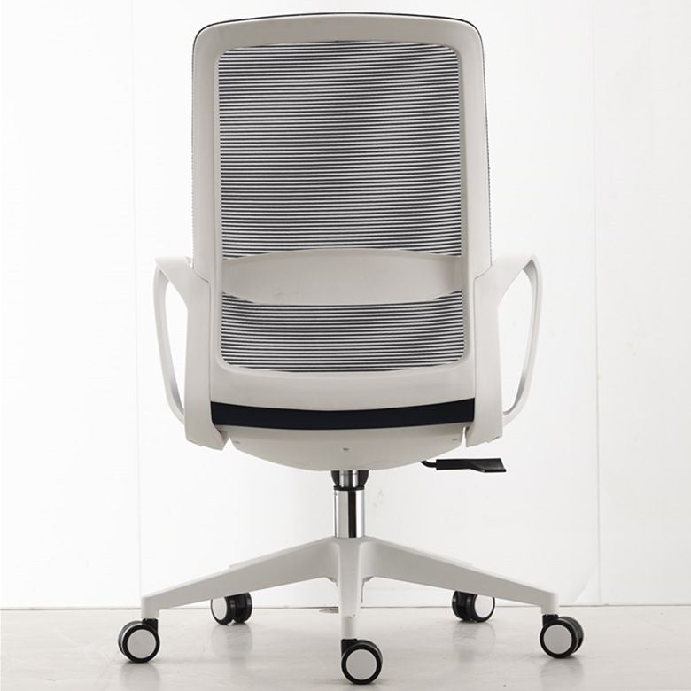 Silla de brazo contemporánea Ruedas de brazos fijos Altura de asiento Ajustable Silla de oficina