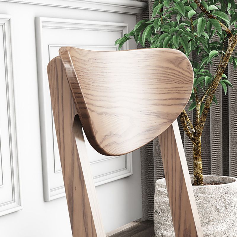 リビングルームのためのモダンサイド椅子ソリッドウッド屋内ダイニングチェア