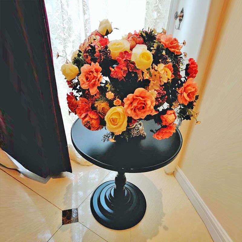 Nordic Corner Table Wood Pedestal Side Table for Living Room Clearhalo 'Coffee & Accent Tables' 'End & Side Tables' 'end_side_tables' 'furn' 'furn_end_side_tables' 'Furniture' 'Living Room Furniture' 1200x1200_223b0c46-040d-43f5-bf42-d6fbe841f356