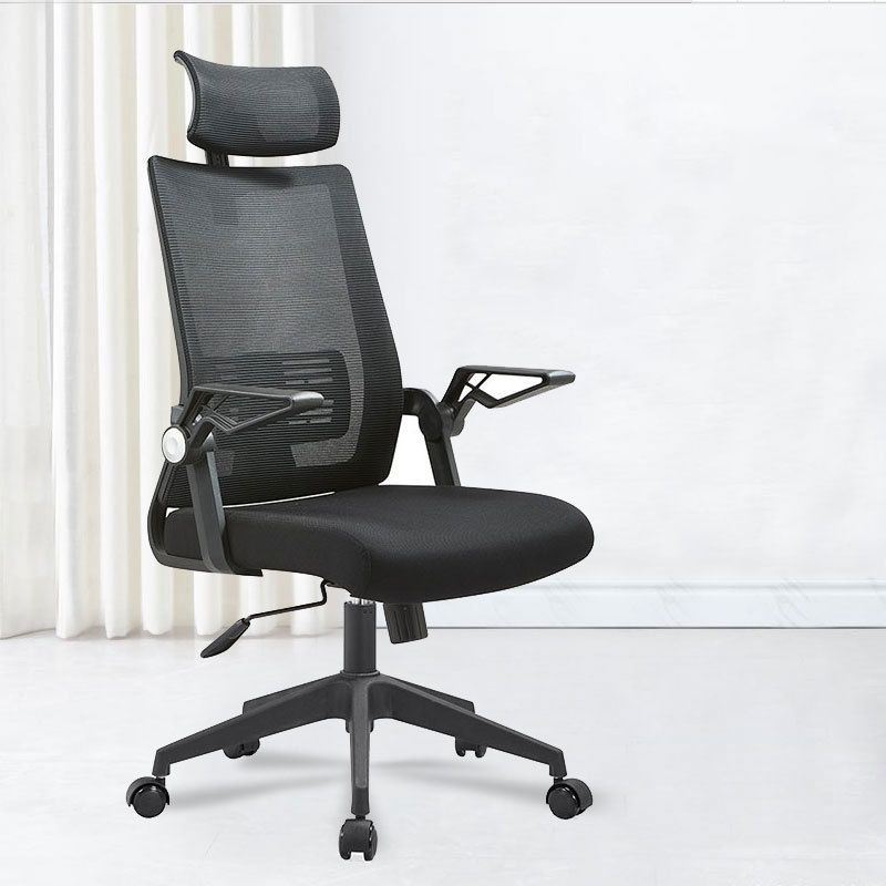 Schwarzer Nylon Modern Conference Chair Mid-Back und High Back Mesh Office Stuhl