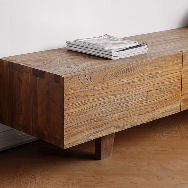 Wooden TV Media Stand Scandinavian TV Media Console with Drawers Clearhalo 'furn' 'furn_tv_stands_entertainment_centers' 'Furniture' 'Living Room Furniture' 'TV Stands & Entertainment Centers' 'TV Stands & Media Storage Furniture' 'tv_stands_entertainment_centers' 1200x1200_2240f9d7-5e7d-4450-a06b-6debfab5f7d5