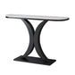 Contemporary Console Accent Table Antique Finish Console Table in Marble Clearhalo 'Console Tables' 'console_tables' 'Entry & Mudroom Furniture' 'furn' 'furn_console_tables' 'Furniture' 1200x1200_2241c518-fbb6-438f-ad68-32690752d2ca