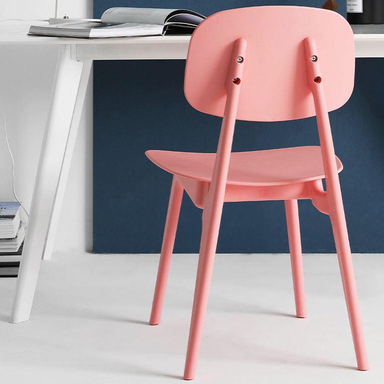 Modern Chair Dining Armless Open Back Chair for Kitchen with Plastic Legs Clearhalo 'Dining Chairs' 'Dining Tables & Seating' 'dining_chair' 'furn' 'furn_dining_chair' 'Furniture' 'furniture_dining_chair' 'Kitchen & Dining Furniture' 1200x1200_22436c10-9711-4fcf-8801-768653eeb944
