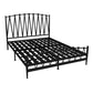 Metal Open-Frame Bed Modern & Contemporary Standard Bed with Arched Headboard