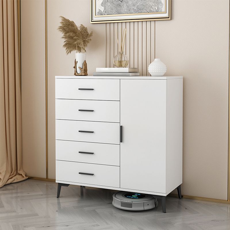 37.40" H Modern Accent Chest Wooden Side Cabinet with 5 Drawers Clearhalo 'Cabinets & Chests' 'cabinets_chests' 'furn' 'furn_cabinets_chests' 'Furniture' 'Living Room Furniture' 1200x1200_22464b27-7326-4f2d-a126-4b6dee1525fd