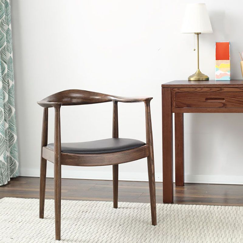 Traditional Solid Wood Dining Chair Open Back Single Dining Side Chair Clearhalo ' kitchen&dining_furn' 'Dining Chairs' 'Dining Tables & Seating' 'dining_chair' 'furn' 'furn_dining_chair' 'Furniture' 'furniture_dining_chair' 'Kitchen & Dining Furniture' 'kitchen' 1200x1200_224b2ef3-30e4-4b1f-9a58-15c84a6f02b2