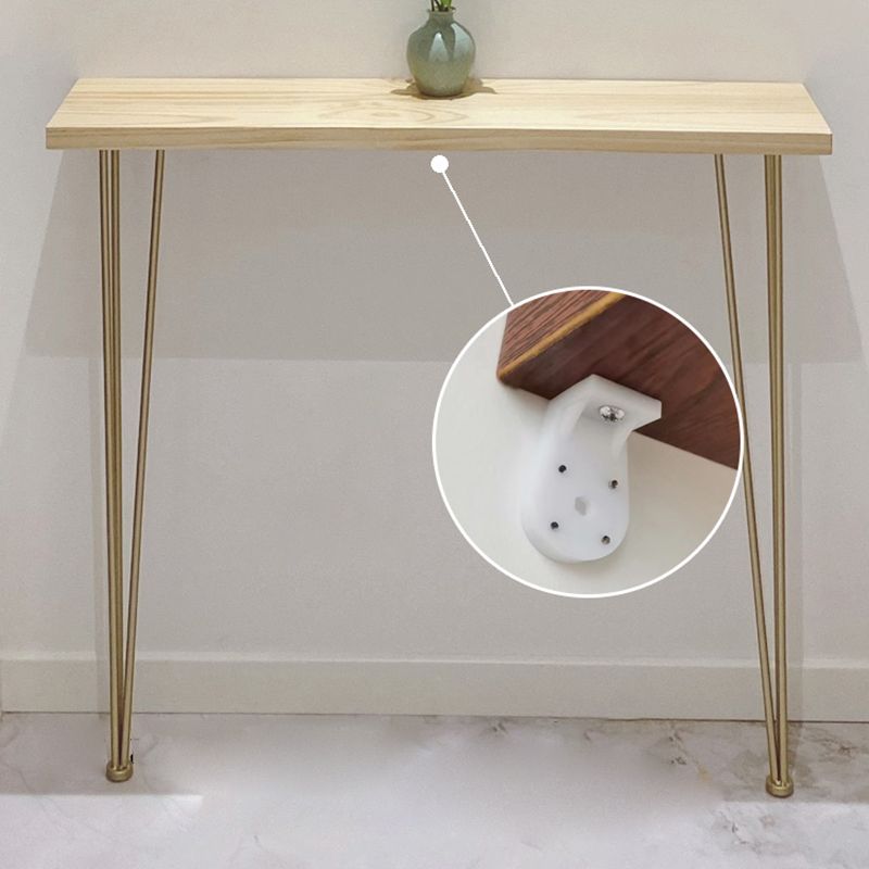 Tavolo della console contemporanea a forma di rettangolo