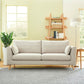 Linen Modern Standard Sofa Loose Back 33"W Square Arm Sofa Sofa Clearhalo 'furn' 'furn_sofas' 'Furniture' 'furniture_sofas' 'Living Room Furniture' 'Sofa' 'sofas' 1200x1200_224ce478-100e-45ee-b09e-bc8abfef3e21