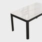 Modern Black in Glass Counter Table Rectangle Dining Table for Kitchen Clearhalo 'Dining Tables & Seating' 'Dining Tables' 'dining_table' 'furn' 'furn_dining_table' 'Furniture' 'Kitchen & Dining Furniture' 1200x1200_2250ccf3-df69-4dd2-926a-c97ce61d6c4c