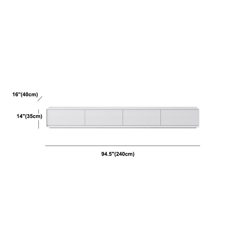 White TV Cabinet Simple Modern Combination Living Room Household Floor TV Cabinet Clearhalo 'furn' 'furn_tv_stands_entertainment_centers' 'Furniture' 'Living Room Furniture' 'TV Stands & Entertainment Centers' 'TV Stands & Media Storage Furniture' 'tv_stands_entertainment_centers' 1200x1200_225461df-8abb-491a-bb0d-956afa19b41f
