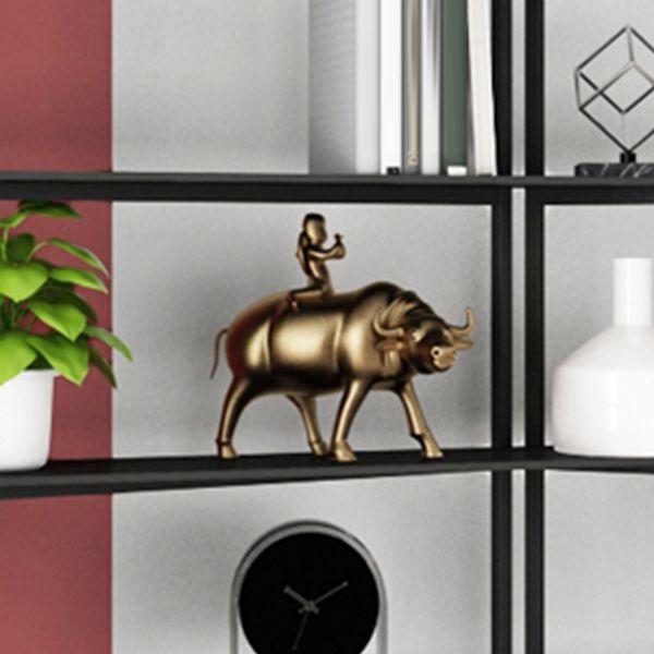 Industrial Style Bookshelf 5-Shelf Open Bookcase for Home Office Clearhalo 'Bookcases' 'furn' 'furn_bookcases' 'Furniture' 'furniture_bookcases' 'kitchen' 'kitchen_bookcases' 'Living Room Furniture' 'Office Furniture' 1200x1200_22575d7e-727a-48be-b6ae-d7d0573f0f78