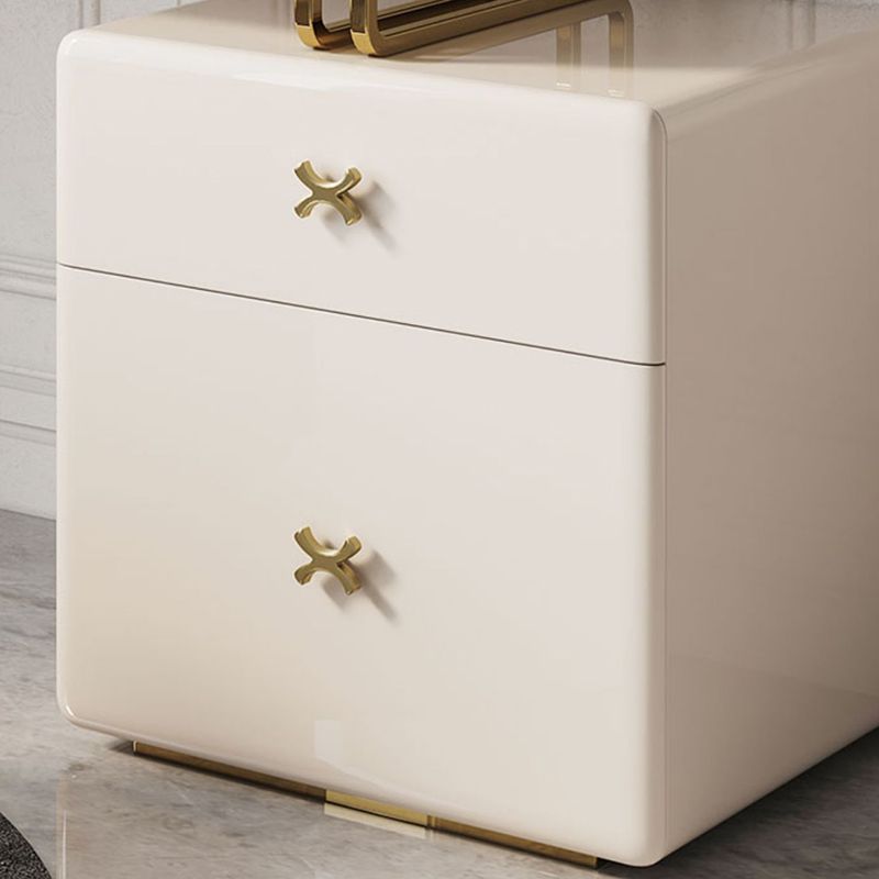 Tavolo da scrivania di vanità per trucco glam con cassetto