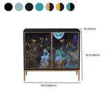 Estantería de estantería ajustable de madera maciza de estilo contemporáneo con gabinetes