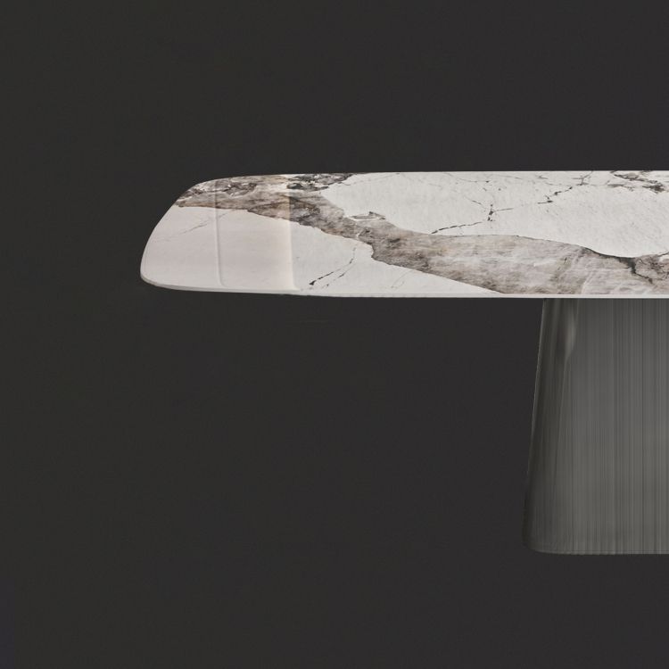 Designer Style 1/3/4/7 Pieces Dining Set Sintered Stone Dining Table with Leather Chairs Clearhalo 'Dining Room Sets' 'Dining Tables & Seating' 'dining_room_set' 'furn' 'furn_dining_room_set' 'Furniture' 'furniture_dining_room_set' 'Kitchen & Dining Furniture' 'kitchen&dining_furn' 'kitchen' 1200x1200_225c4617-35b4-4ed1-bbb2-c64a90d6fc84