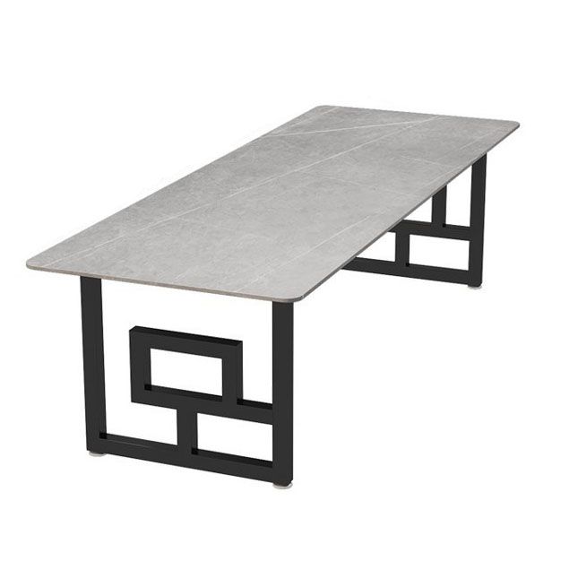 Modern Meeting Table Home Office Sintered Stone Curved Writing Desk Clearhalo 'furn' 'furn_office_desk' 'Furniture' 'furniture_office_desk' 'Office Desks' 'Office Furniture' 'office_desk' 1200x1200_225d2928-3689-4366-b3ba-4189dac24279