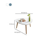 Contemporary Coffee Table Wooden 4 Legs Coffee Cocktail Table Clearhalo 'Coffee & Accent Tables' 'Coffee Tables' 'coffee_tables' 'furn' 'furn_coffee_tables' 'Furniture' 'Living Room Furniture' 1200x1200_225d551e-2d01-47df-8825-618f5c16186c