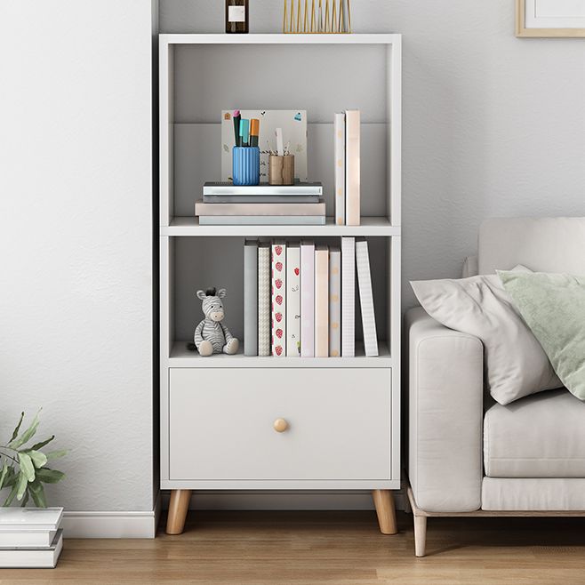 Bibliothèque en bois ouvert Modern Minimalist Home Living Room Bedroom Bibelle