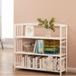 White Manufactured Etagere Bookshelf Modern Open Vertical Bookcase Clearhalo 'Bookcases' 'furn' 'furn_bookcases' 'Furniture' 'furniture_bookcases' 'Office Furniture' 1200x1200_226374d5-8c11-47da-ab21-31361a8f265b
