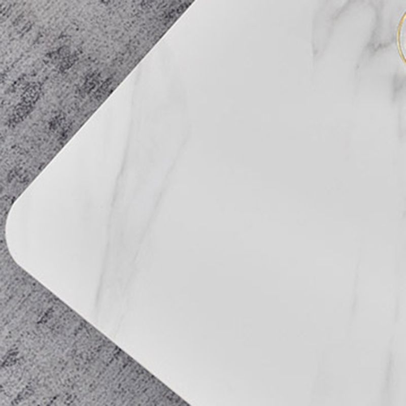 Rechteckiger Couchtisch aus Schiefer, minimalistischer Couchtisch mit offenem Regal