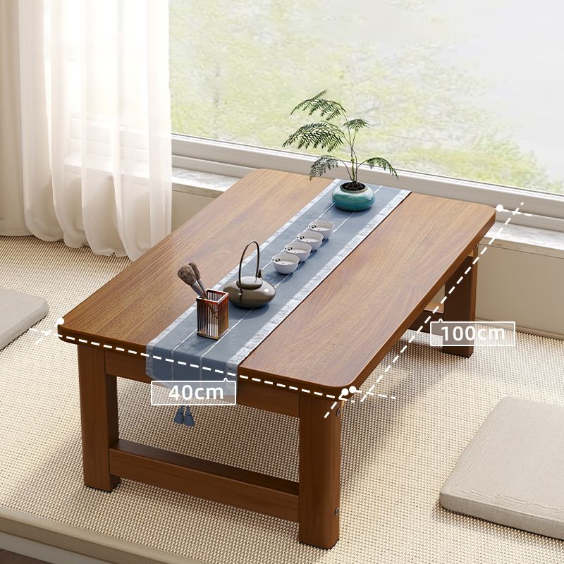 Rectangle Wood Coffee Table Contemporary Single Coffee Table Clearhalo 'Coffee & Accent Tables' 'Coffee Tables' 'coffee_tables' 'furn' 'furn_coffee_tables' 'Furniture' 'Living Room Furniture' 1200x1200_2266851c-e8d2-491d-8d7f-7ad0dd955f34