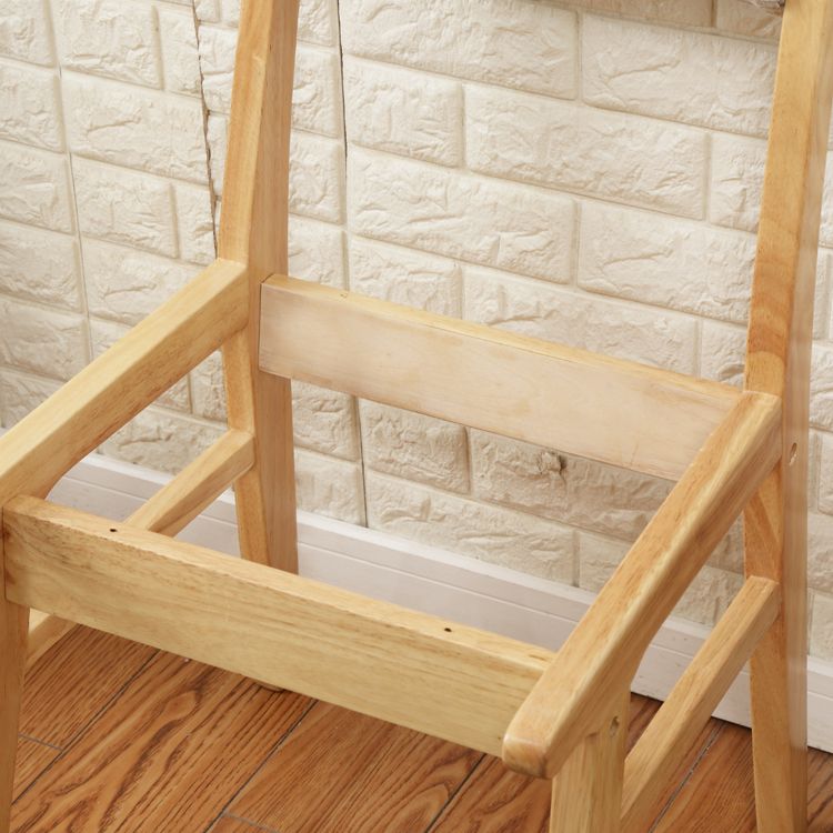 Rubberwood Armless Dining Chair Open Back Upholstered Single Dining Side Chair Clearhalo ' kitchen&dining_furn' 'Dining Chairs' 'Dining Tables & Seating' 'dining_chair' 'furn' 'furn_dining_chair' 'Furniture' 'furniture_dining_chair' 'Kitchen & Dining Furniture' 'kitchen' 1200x1200_226692cb-b122-4759-aa32-cea84c20e3bd