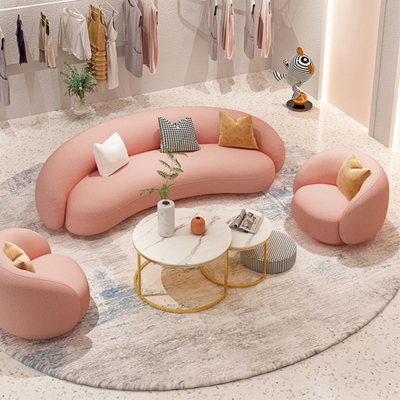 Recessed Arm Sofa Sofa Chaise, 29.53 "W * 28.74" H Wool Sofa Clearhalo 'furn' 'furn_sofas' 'Furniture' 'Living Room Furniture' 'Sofa' 'sofas' 1200x1200_2266db2c-72e6-4cb7-b246-622732e39bfe